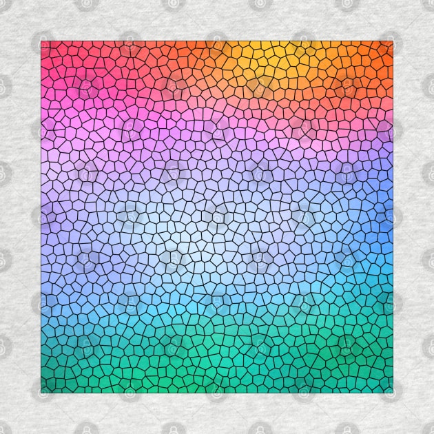 Rainbow Pride Mosaic by Everydaydesigns